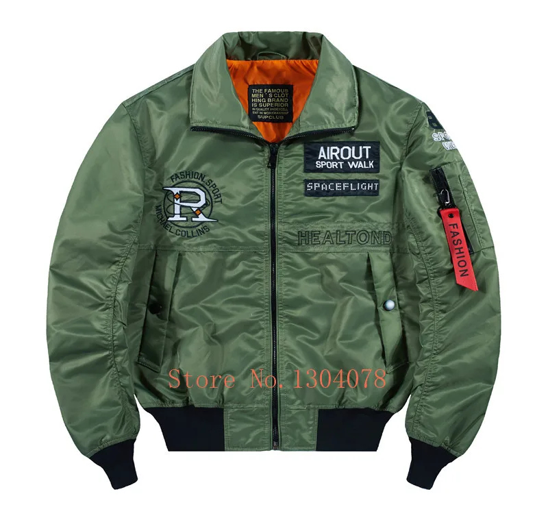 Military hip hop jackets motorcycle bomber army Ma-1 flight pilot jacket men coat Japanese streetwear men's windbreakers 4XL