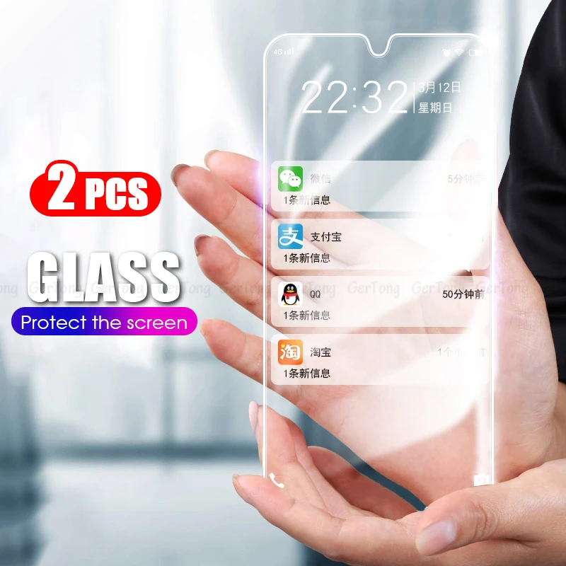 

2pcs Screen Protector For Huawei Honor 8S Tempered Glass For Huawei Y5 2019 Protective Film AMN-LX9, AMN-LX1, AMN-LX2 LX3 5.71"