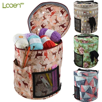 

Yarn Knitting Bag Woolen Yarn Storage Bag Home Use Crochet Hooks Thread Yarn Storage Bag Sewing Kit Bag For Women Travel Bag
