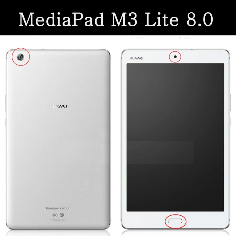 QIJUN tablet flip case for Huawei MediaPad M3 Lite 8.0