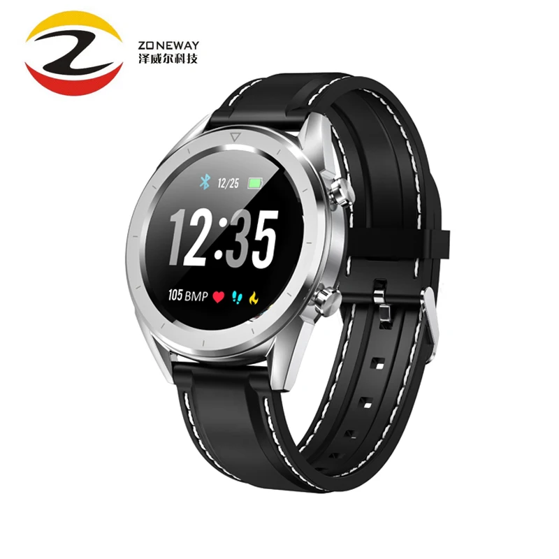 

NO.1 DT28 Smart Watch 1.54" Full Touch Screen Heart Rate Monitor Step Count Sedentary Reminder IP68 Waterproof For Andriod IOS
