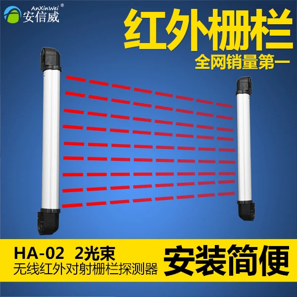 2 wireless infrared beam on the radio Outdoor Infrared detector window