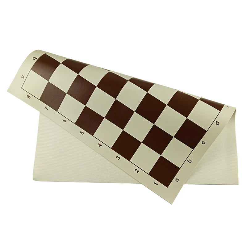 High-quality Chessboard Set 43*43 cm PVC Chess Game Accessories Portable Soft Chess Board Standard Chessboard