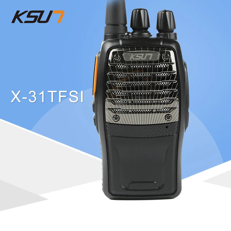 1 PCS KSUN X-31TFSI Walkie Talkie VOX function 5W Handheld Pofung UHF 400-470MHz 16CH Two Way Portable CB Radio | Мобильные телефоны