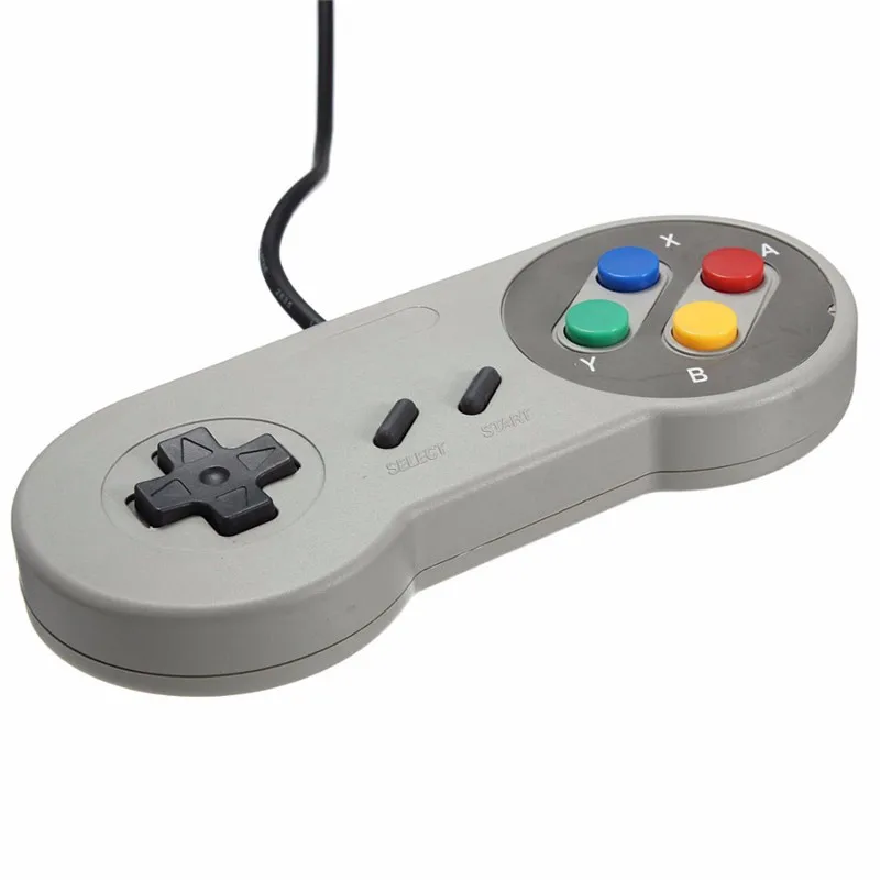 Проводной игровой контроллер Джойстик для супер nintendo SNES консоли Классический Портативный видео игр геймпад