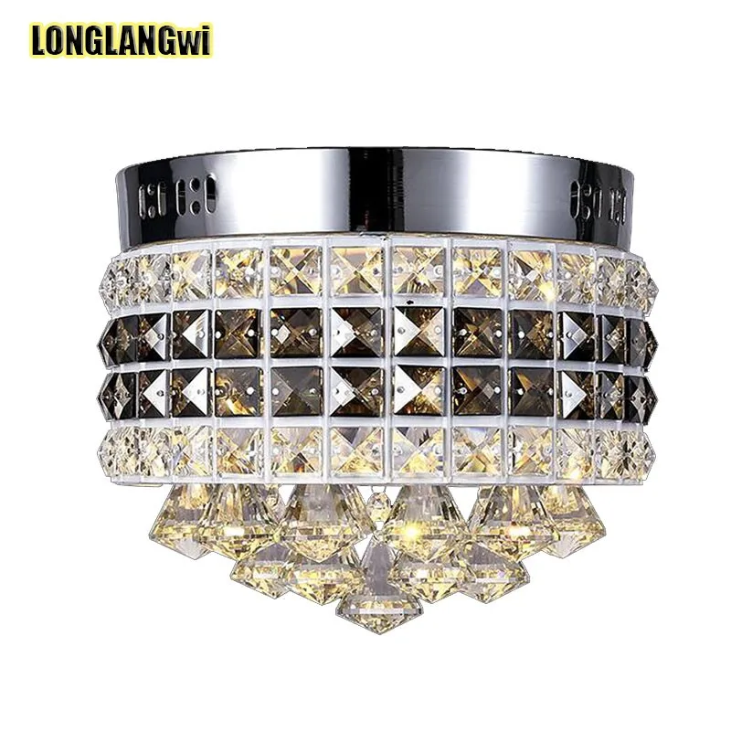 

Modern Crystal LED Ceiling lights Fixture For Indoor Lamp lamparas de techo Surface Mounting Ceiling Lamp For Bedroom