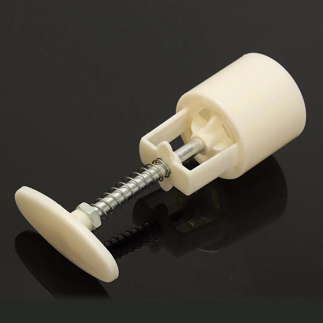 JX-LCLYL 3D Round Moon Cake Mould Set Biscuit Mooncake With 4 Stamps Home DIY Beige New