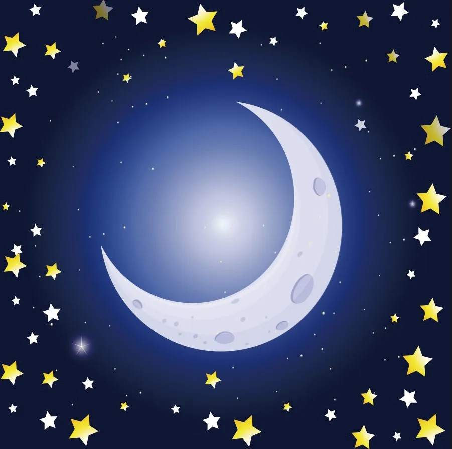Laeacco Photographic Backgrounds Glitter Star Moon Night Dream Sleep Baby  Cartoon Pattern Photography Backdrops For Photo Studio - Backgrounds -  AliExpress
