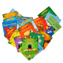 10 шт./компл. при отправлении выбирается в случайном порядке Usborne изображение английские книги для детей известной истории английские сказки серии детской книги историю фермы