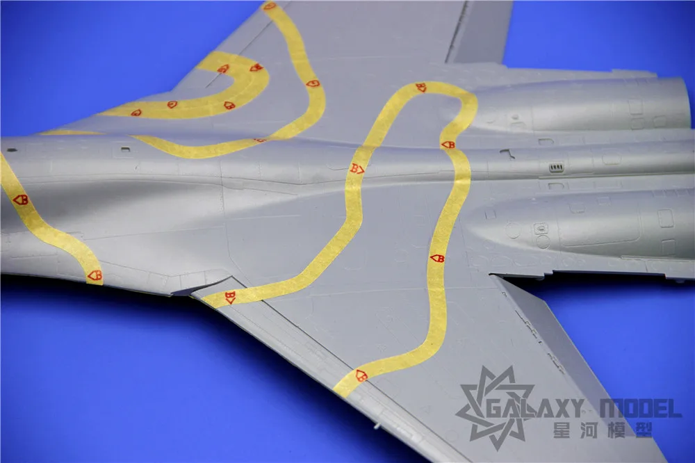 GALAXY модель D48006 1/48 масштаб SU-35S камуфляжная высечка Гибкая маска для Great Wall L4820 модель самолета