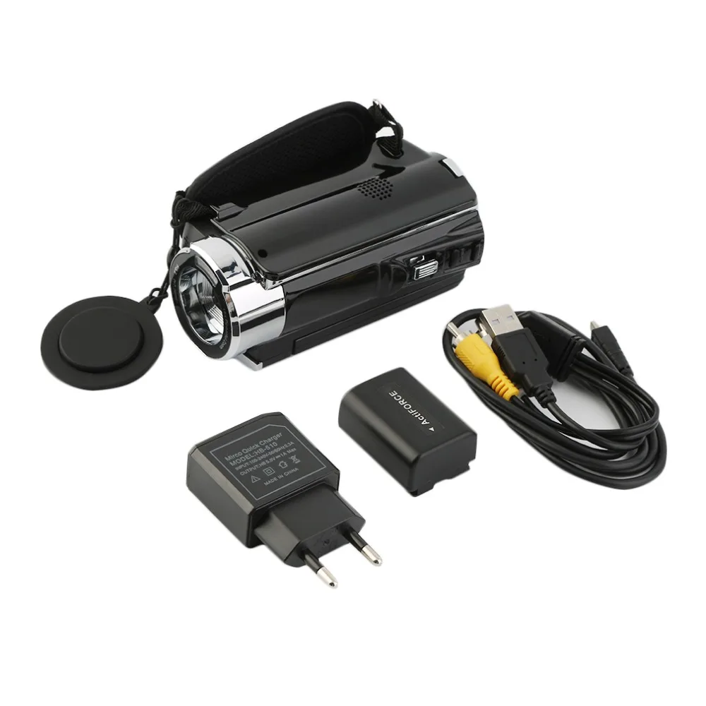 

Full HD 1080P Digital Video Camera 20M pixels Automatic Identification of Smiling Face 2.7 inch LCD 16x Zoom Camcorder DV 3MP