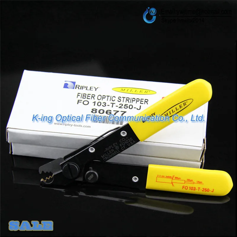 

Free Shipping Original Miller FO 103-T-250-J FO103 T250J Tri-Hole Fiber Optical Stripper