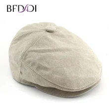BFDADI, новинка, Мужская однотонная кепка, берет, газетная Кепка, s, весна-лето, шапка, Женская Бейсболка, большой размер