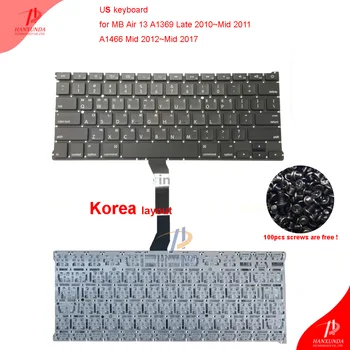 

Original new replacement built in keyboard for Macbook Air 13" A1369 A1466 2011-2017 US Korea without backlight