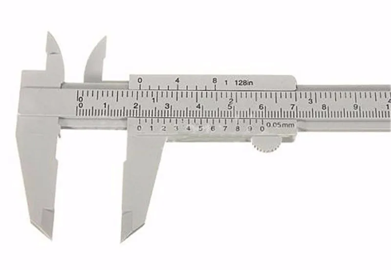 Серый 150 мм мини пластиковый раздвижной штангенциркуль прибор измерение инструмент линейка T1269 P0.11