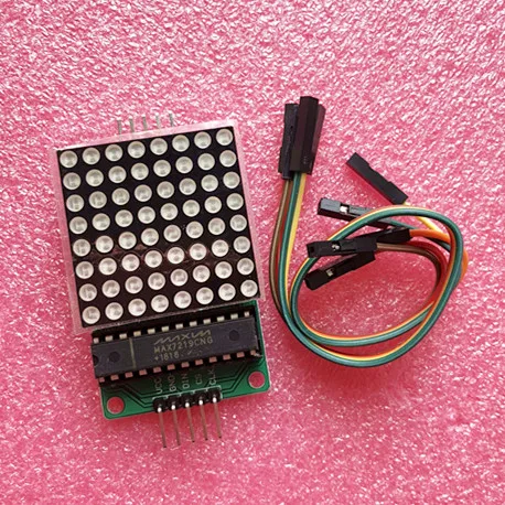 

1PCS Dot matrix display module MAX7219 single-chip control module DIY kit