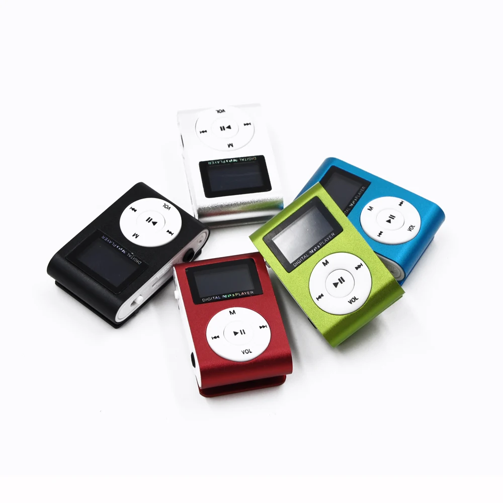 

Superior Mini USB Metal Clip MP3 Player LCD Screen Support 32GB Micro SD TF Card Slot Digital Mp3 Music Player