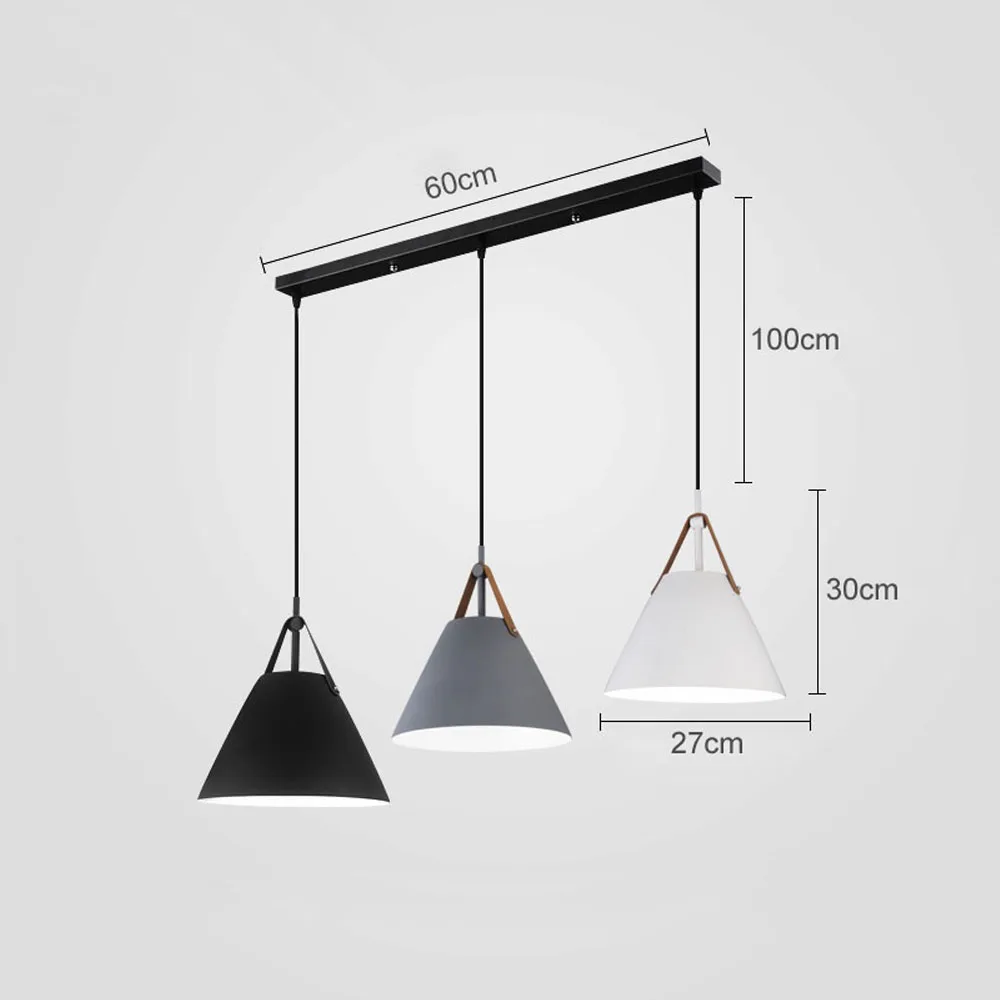 Nordic Restaurant Pendant Lights LED Handlamp Indoor Dinning Room Lamp Home Lighting Single-Three Heads Lamparas E27 AC110-220V Nordic Restaurant Pendant Lights LED Handlamp Indoor Dinning Room Lamp Home Lighting Single-Three Heads Lamparas E27 AC110-220V