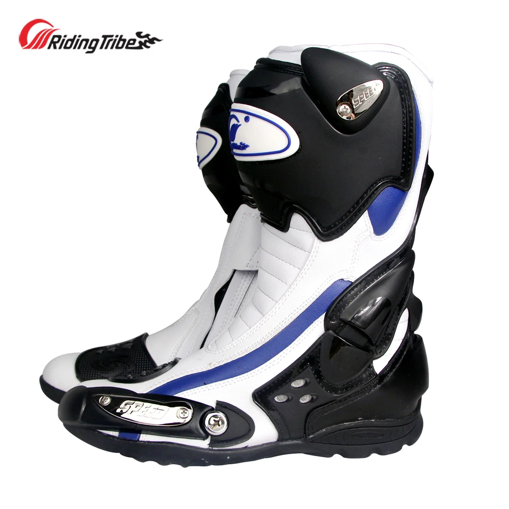 Защитные ботинки в байкерском стиле; противоскользящие мотоциклетные ботинки для мотокросса; обувь для верховой езды; четыре сезона; B1002