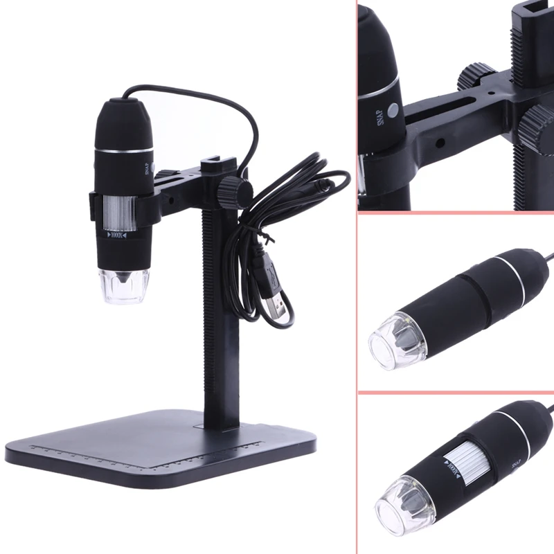 500/800/1000X 8 LED USB Digital Microscope Endoscope Tools 2MP Electrical Microscope Magnifier Zoom Camera with Bracket Holder 500/800/1000X 8 LED USB Digital Microscope Endoscope Tools 2MP Electrical Microscope Magnifier Zoom Camera with Bracket Holder