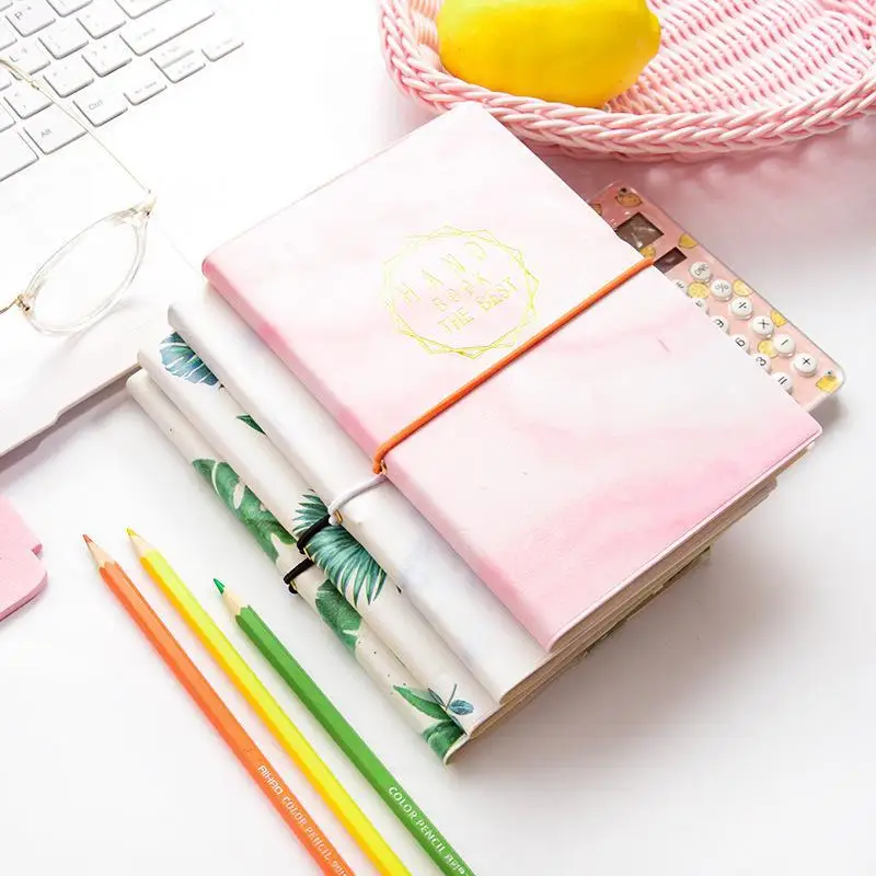 

Simple Clean Handbook A6 Grid Blank Inner Page Binding Notebook Planner Sketchbook School Supplies Travelers Notebooks
