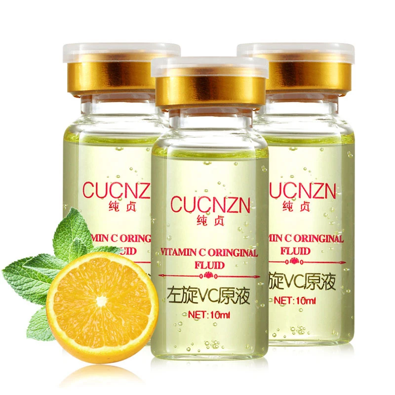 

5pcs Anti-Wrinkle Moisture Essence Vitamin C Serum Serum for Face Cream Anti-aging Whitening Face Cream Face Care Beauty