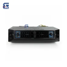 Universal A/C Add-On Under Dash Evaporator Assembly Unit Air Conditioner Heater 24V 12V Mini Bus Truck Van Street Red Rod