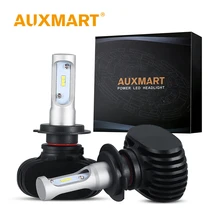 Auxmart LED Headlight Kit H7 H11 H4 9006 HB4 9005 HB3 H13 Bulb LED Headlamp 50W 8000lm CREE Chips CSP fog Light Lamp 12V 24V