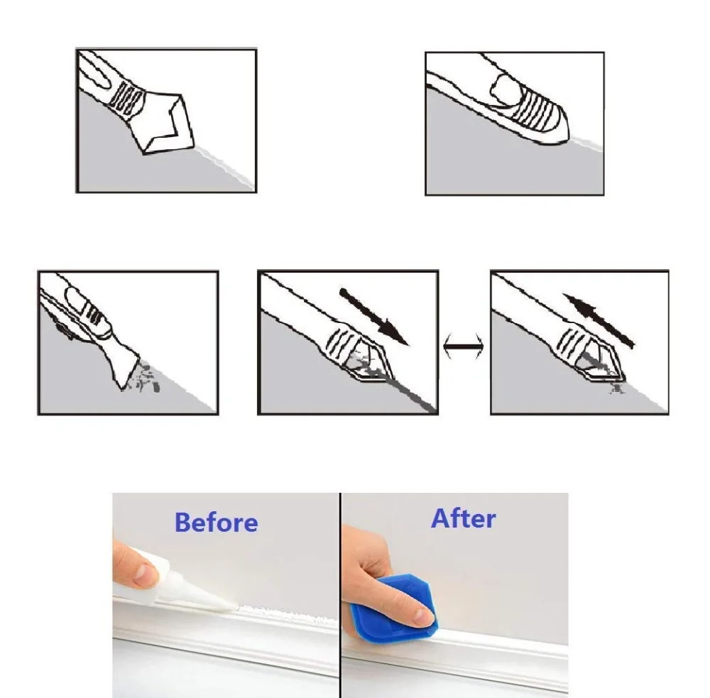 caulking wiper