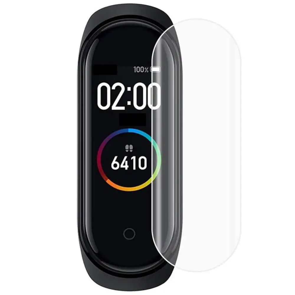 Для Xiaomi Miband 4 голая пленка мягкая пленка Hd пленка защитная пленка гладкая поверхность Автоматическая Адсорбция Чувствительная манипуляция