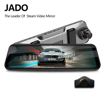 

JADO D820s X1 Car Dvr Stream RearView Mirror dash Camera avtoregistrator 10 IPS Touch Screen Full HD 1080P Car Recorder dash cam
