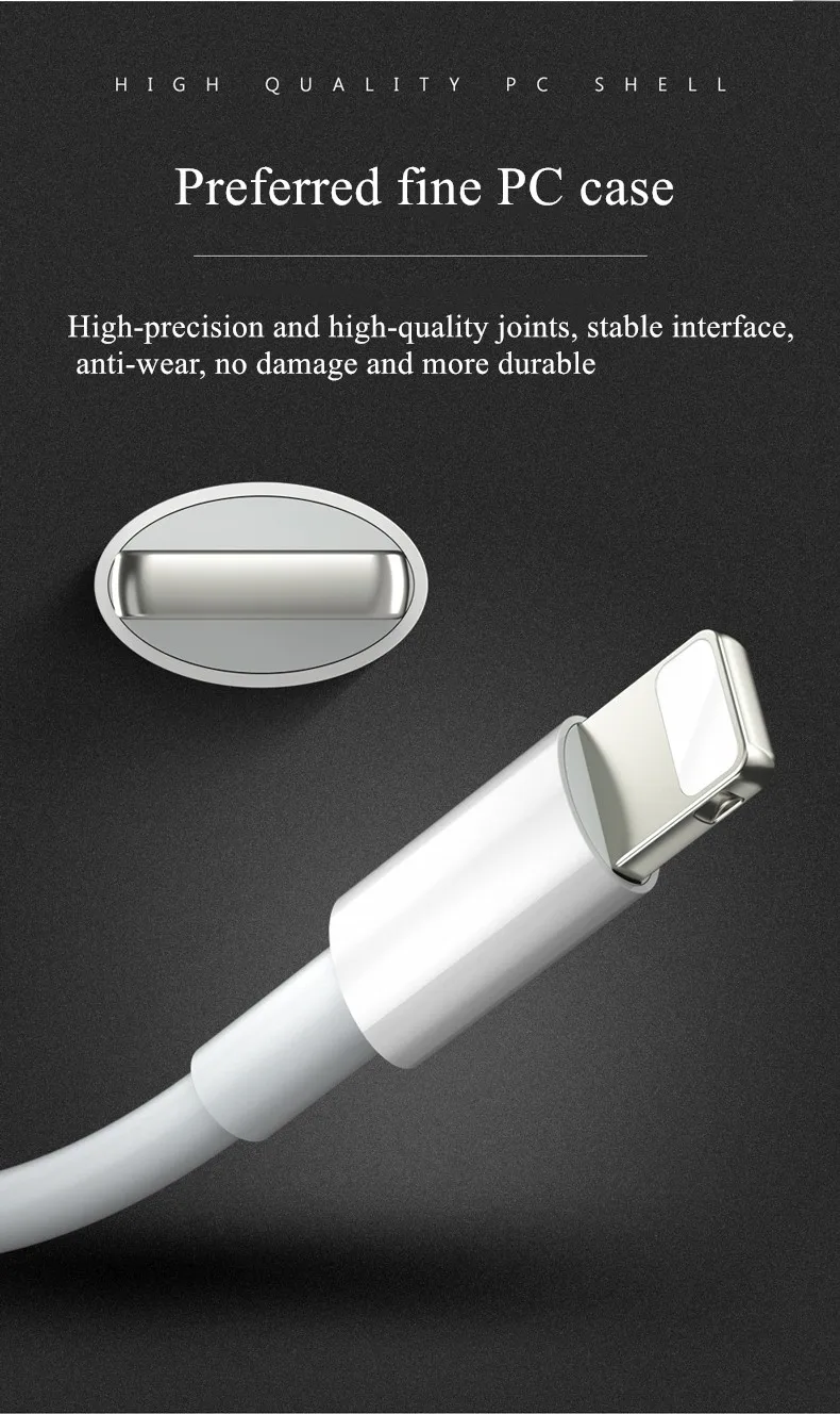 USB кабель для передачи данных для iPhone, быстрое зарядное устройство, зарядный кабель для iPhone 7, 8 Plus, X, XS, Max, XR, 5, 5S, SE, 6, 6S Plus, провод зарядного устройства для iPad
