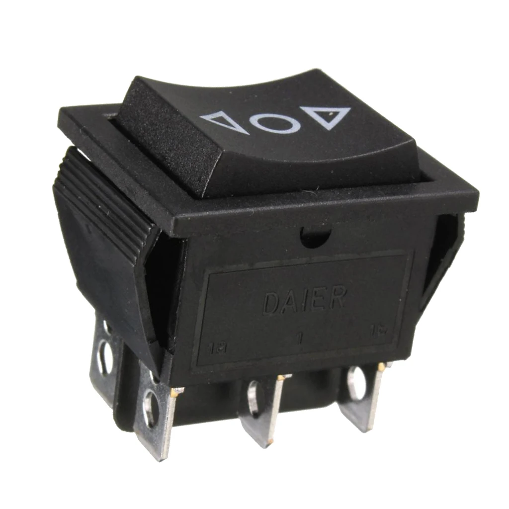 4 Pcs Universal 6-Pin Window Door Lock Rocker Switches Momentary Switch Sunroof Locks DPDT On/Off/On 12V Car Accessories