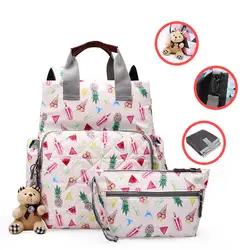 Пеленки сумка рюкзак для мамы и ребенка материнства мульти-функция плеча сумки детские подгузники сумка для прогулки с ребенком