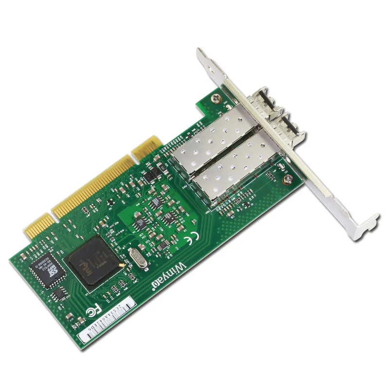 Winyao WY546DF SX PCI настольная гигабитная волоконная Lan Карта для 82546 PWLA8492MF Двухпортовая