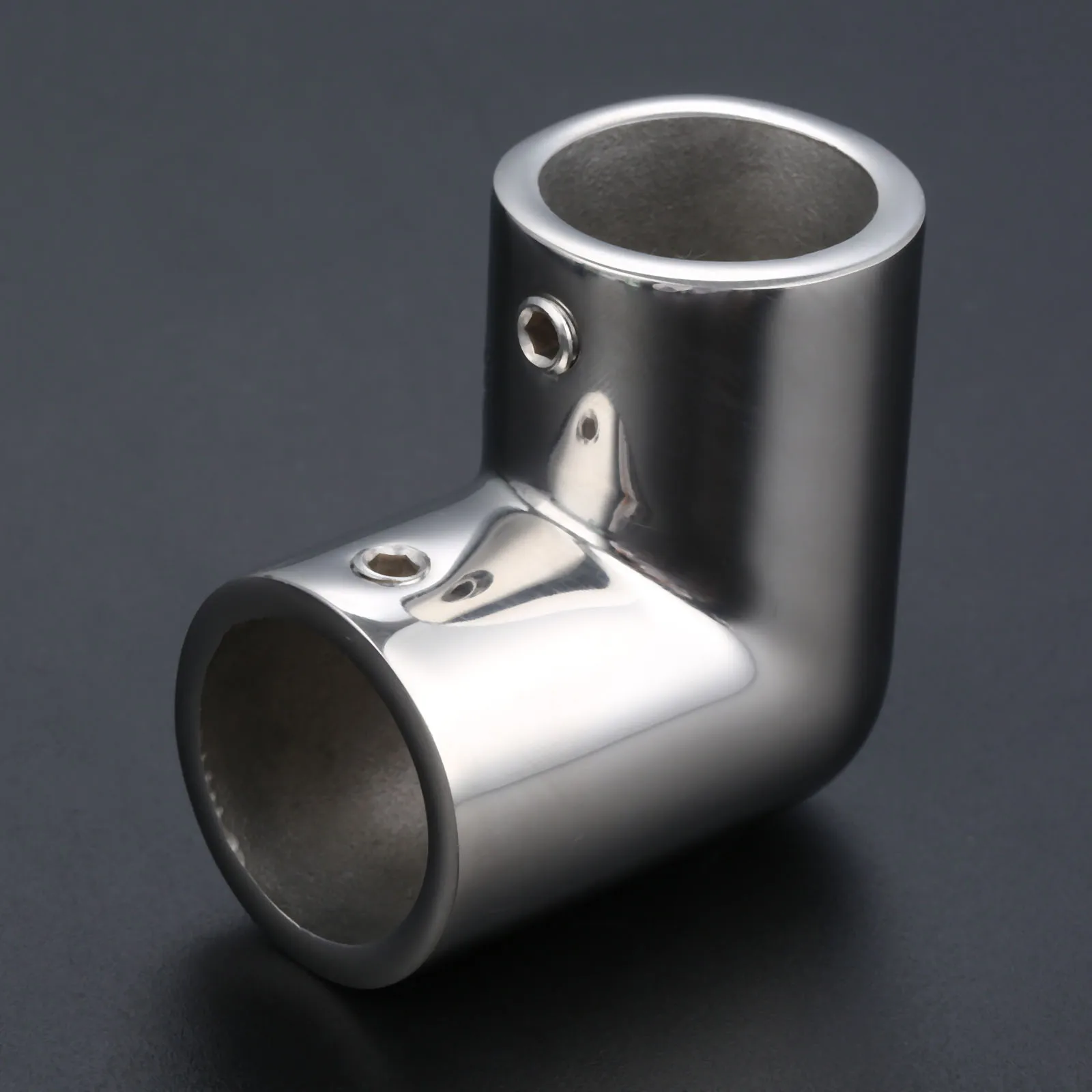 

Heavy Duty Marine Grade 316 Stainless Steel Boats Yacht Hand Rail Fitting 90 Degree Elbow For 22mm 7/8" Pipe Tube Mount Hardware