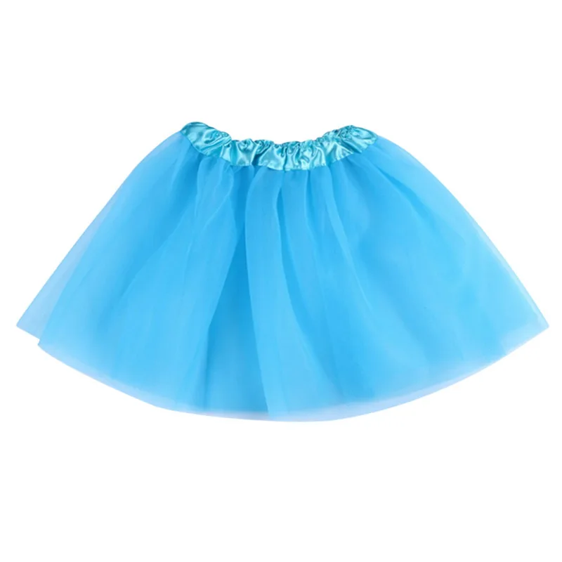 CALOFE/Одежда для маленьких девочек розовая юбка-пачка детская юбка принцессы для девочек бальное платье, праздничные юбки для дня рождения милые юбки для девочек - Цвет: Blue