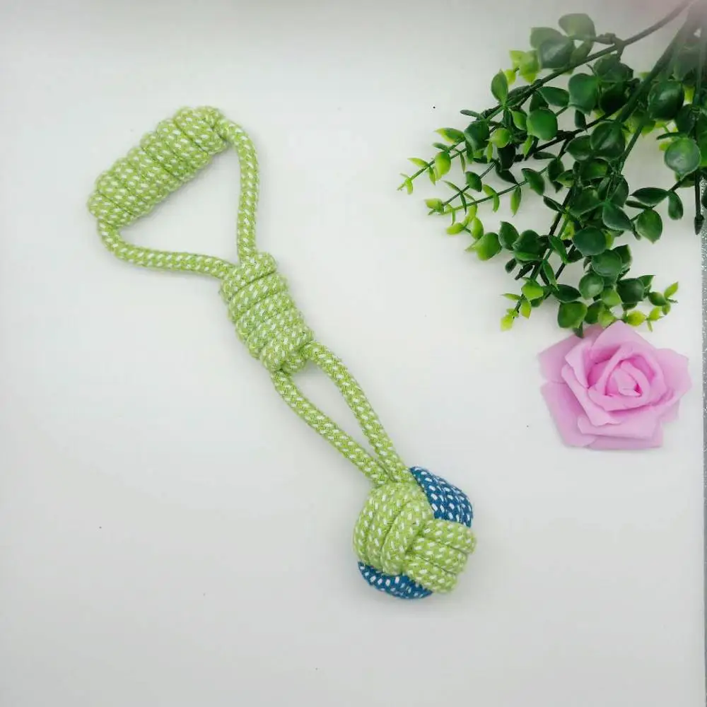 1PC Dog Favor Toy Small Eco friendly Portable Cotton String Ball Pet