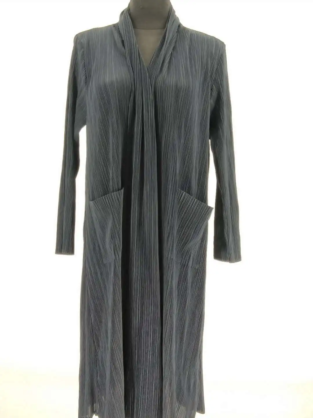 Spring Of 2018 New plus Size Fold Long Casual X-long Turn-down Collar Open Stitch Wide-waisted Coat Spring Of 2018 New plus Size Fold Long Casual X-long Turn-down Collar Open Stitch Wide-waisted Coat