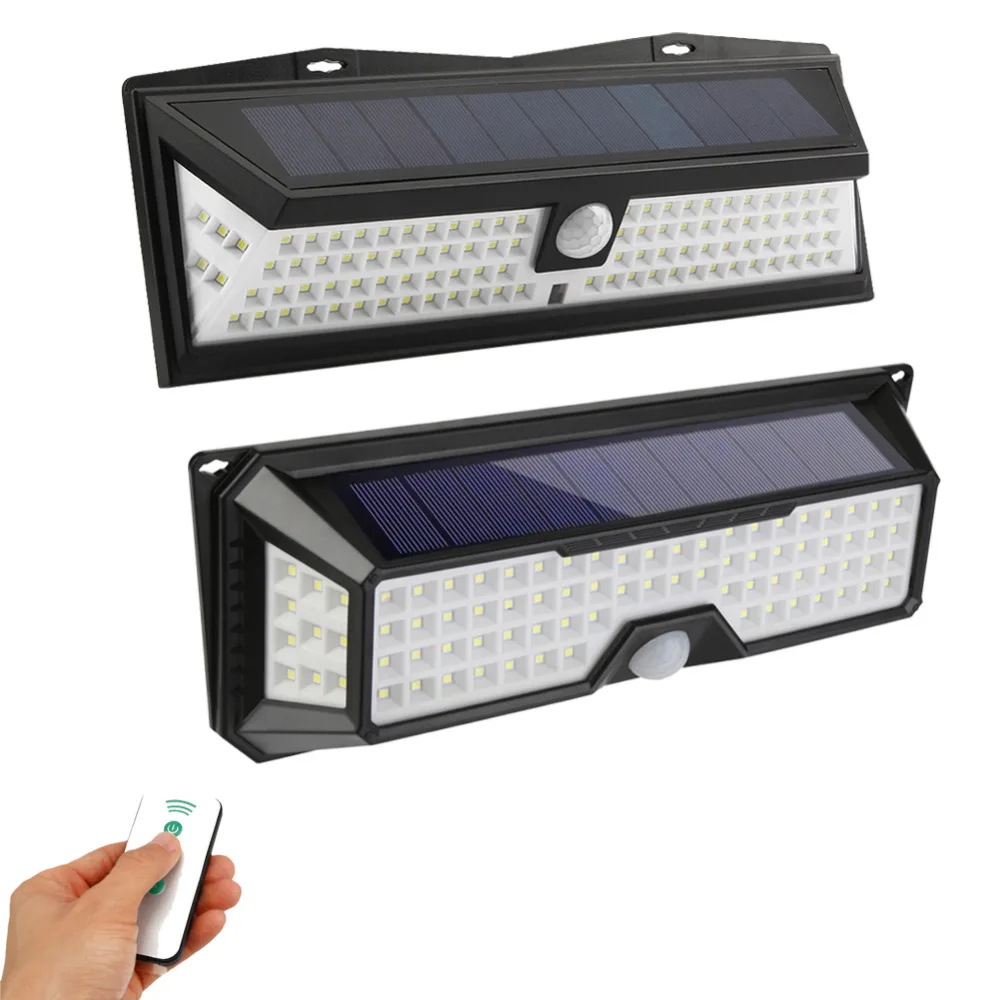 1200LM Super Bright 102 LED Solar Light Motion Senor Remote Control