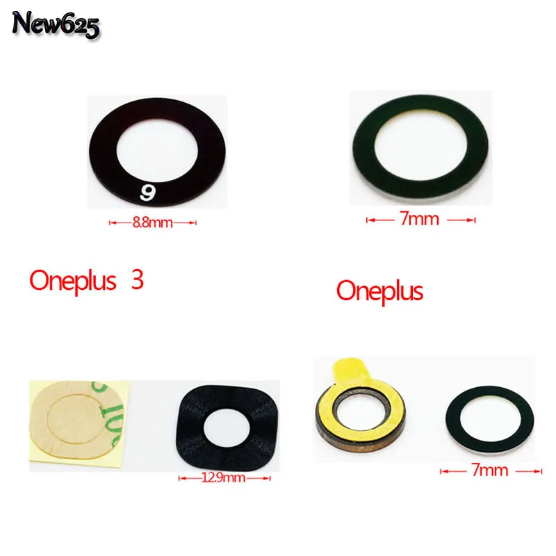 

For Oneplus 3 one plus Three Oneplus 2 Oneplus 1 back camera glass lens cover with adhesive glue original brand new Replacement