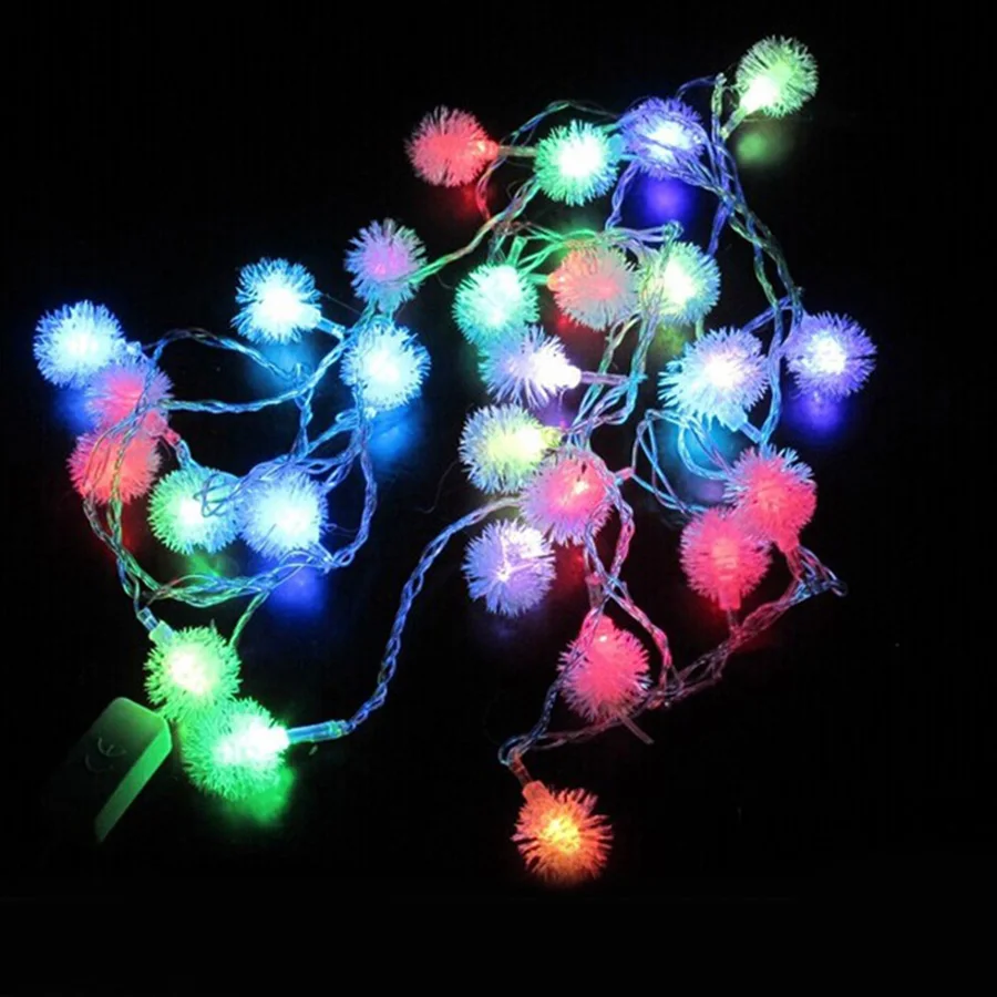 

4M 20 LEDs 220V/110V waterproof outdoor RGB LED Fairy string lights Christmas Light wedding Birthday party Home decotation