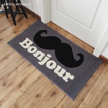 

Simple Carpets For Living Room Hello bonjour Welcome Carpet Bedroom Bedside Area Rug Soft Quality Study Room teppich Rugs Floor