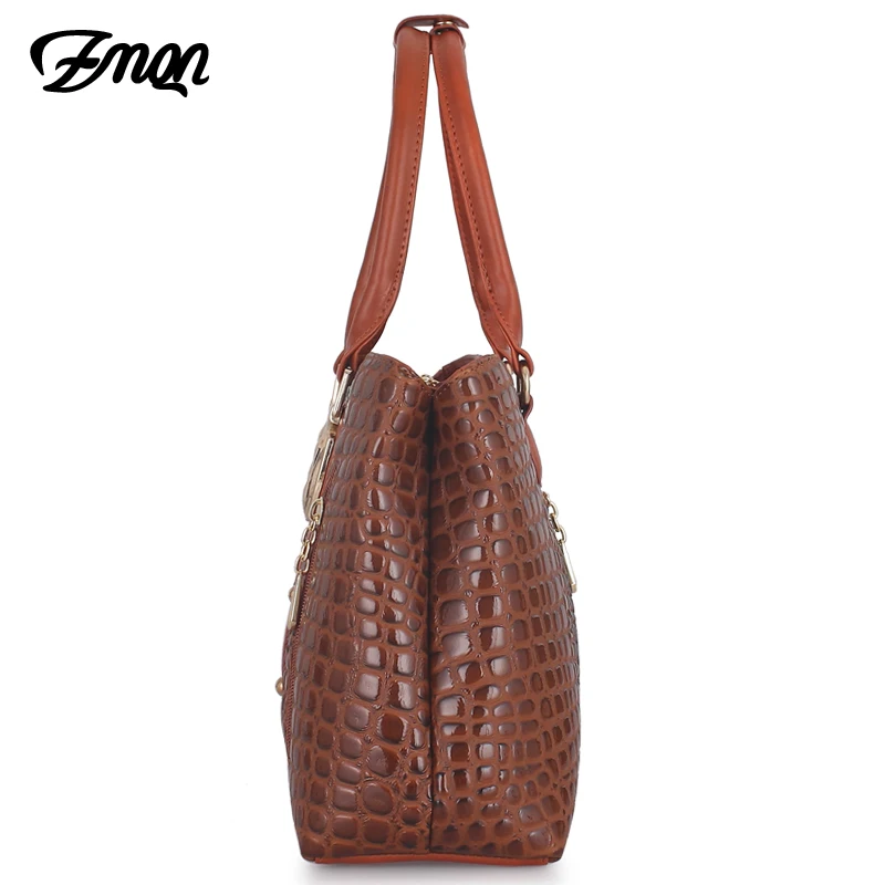 ZMQN Luxury Women Handbag 2019 Leather Bag For Women Designer Handbag Famous Brand Crocodile Ladies Hand Bag Bolsa Feminina C869