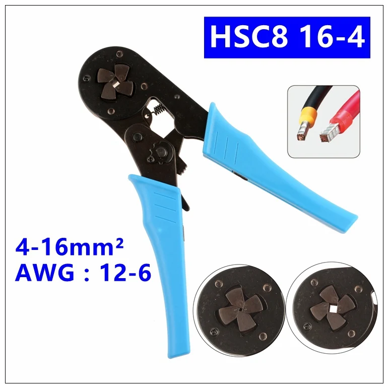 

MXITA HSC8 16-4 MINI-TYPE SELF-ADJUSTABLE CRIMPING PLIER 0.25-6mm terminals crimping tools multi tool
