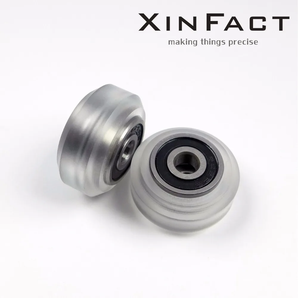 Poly Carbonate Strong Solid V wheel Assy for Openbuilds V-Slot rail OX CNC Slot solid wheel--Lot50 | Компьютеры и офис