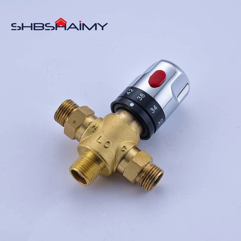 Brass Thermostatic Mixing Valve Constant Water Temperature Shower