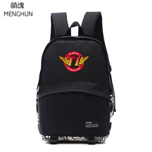 Поклонников игры рюкзак SK telecom T1 рюкзак SKT вентиляторы подарок школьный рюкзак для студентов, нейлоновые рюкзаки NB226