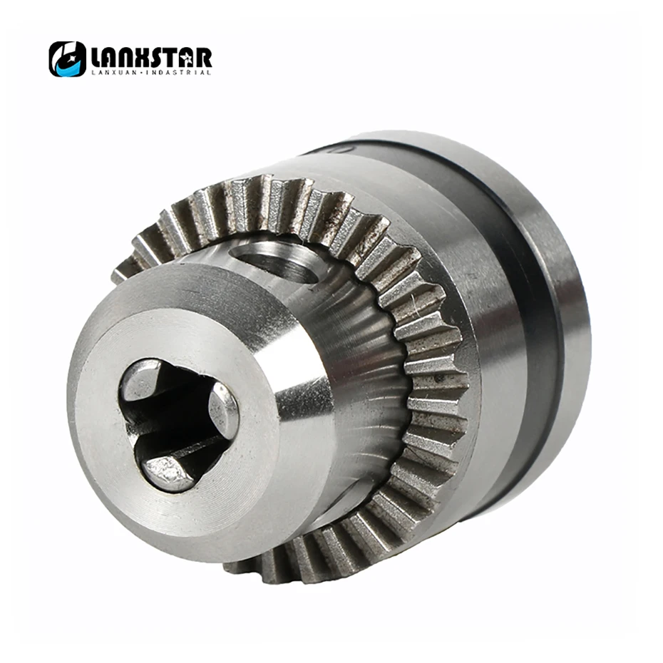 Lanxstar B10 Micro Motor Tapered Chuck With Casing And Motor Shaft3.17mm 4mm 5mm 6mm 6.35mm 7mm /8mm Power Tool Clamping 0.6-6mm