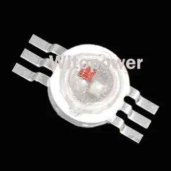 

10x 3W RGB LED 3-CHIP 6 Pin colorfull Lamp 3watt LED Bead Lamp Light